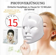 Kosmetikerinnen©️-7 Farben Licht LED Gesichts Hautpflege Maske Hals Haut Verjüngung Behandlung Schönheit Anti Akne Therapie Bleaching™️